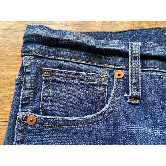 MADEWELL ‘10” High-Rise Skinny’ Distressed Button-Fly Stretch Jeans sz 29 (w30) - Picture 4 of 13